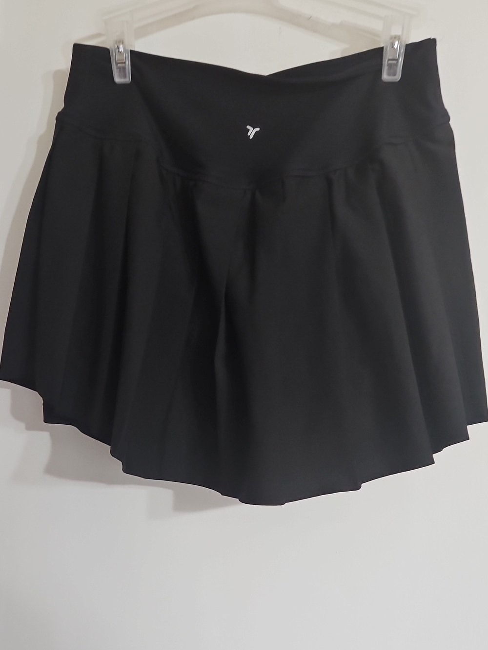 adidas Black Skater Sports Skirt with Center Logo